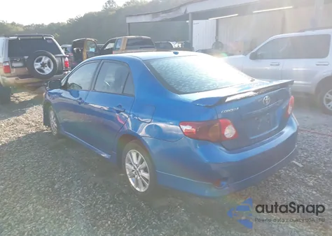 2009 Toyota Corolla S z USA, uszkodzony, nr VIN 2T1BU40E49C144797
